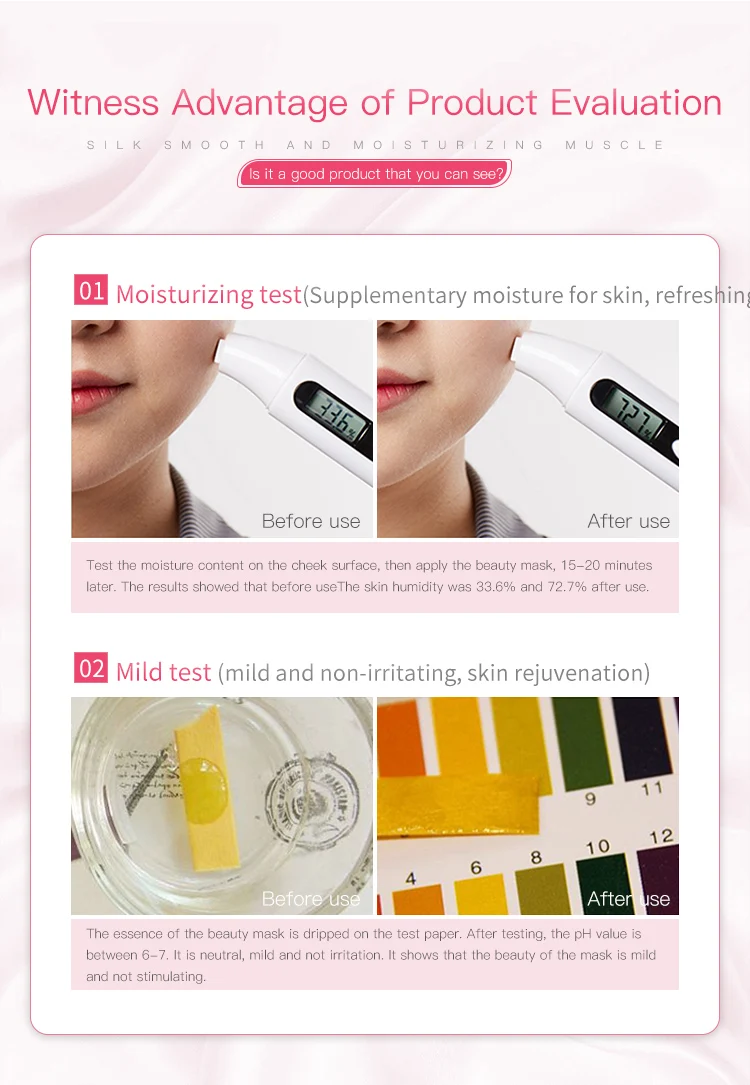 25g OEM images collagen plant extract aloe vera pomegranate lemon moisturizing sheet face mask