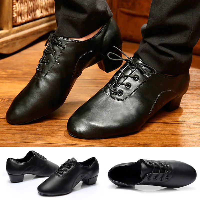 

Newly Men Ballroom Dancing Shoes Latin Tango Dance Shoes for Adult Kids Boys BFE88