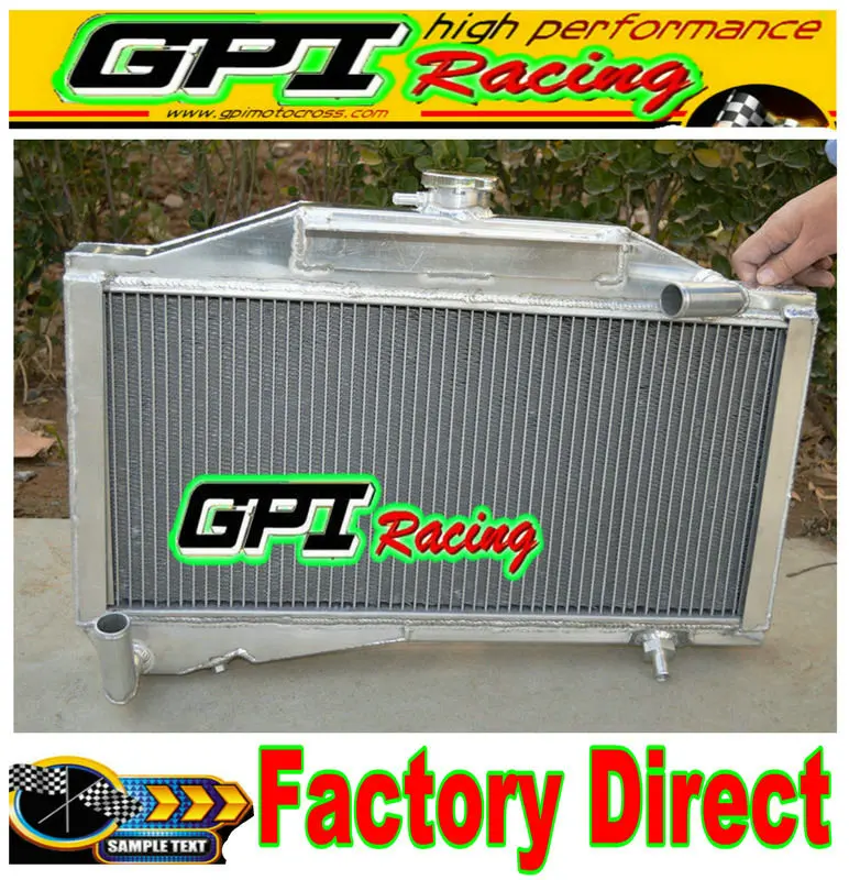 GPI алюминиевый гоночный радиатор для Porsche 1000 948/1098 1955-1971 1956 1957 1958 Новинка |