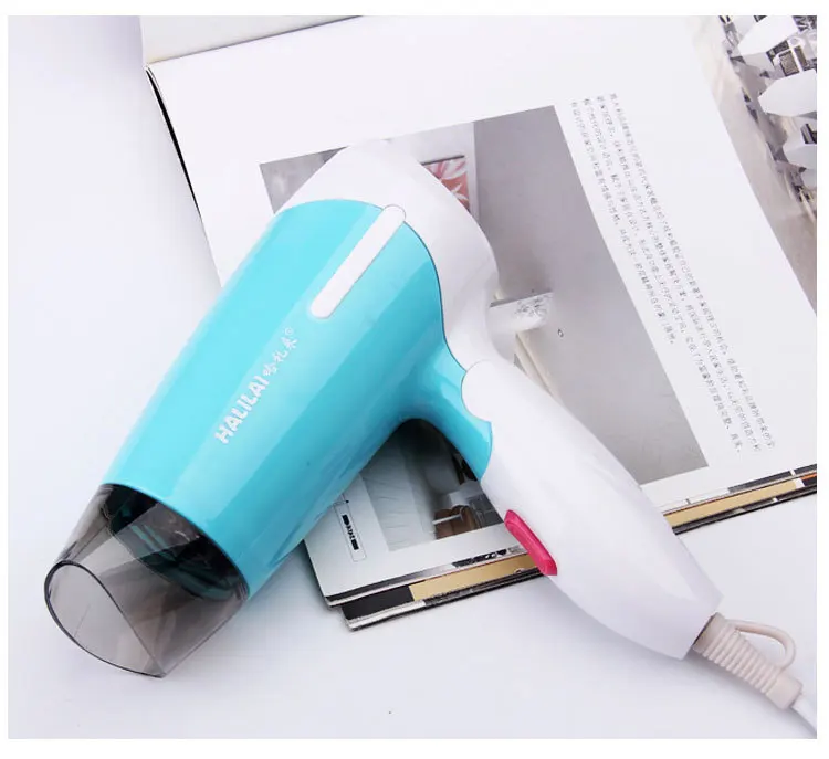 Folding Mini Hair Dryer Students Travel Portable Small Household Power Gift Blow Dryer with Violet