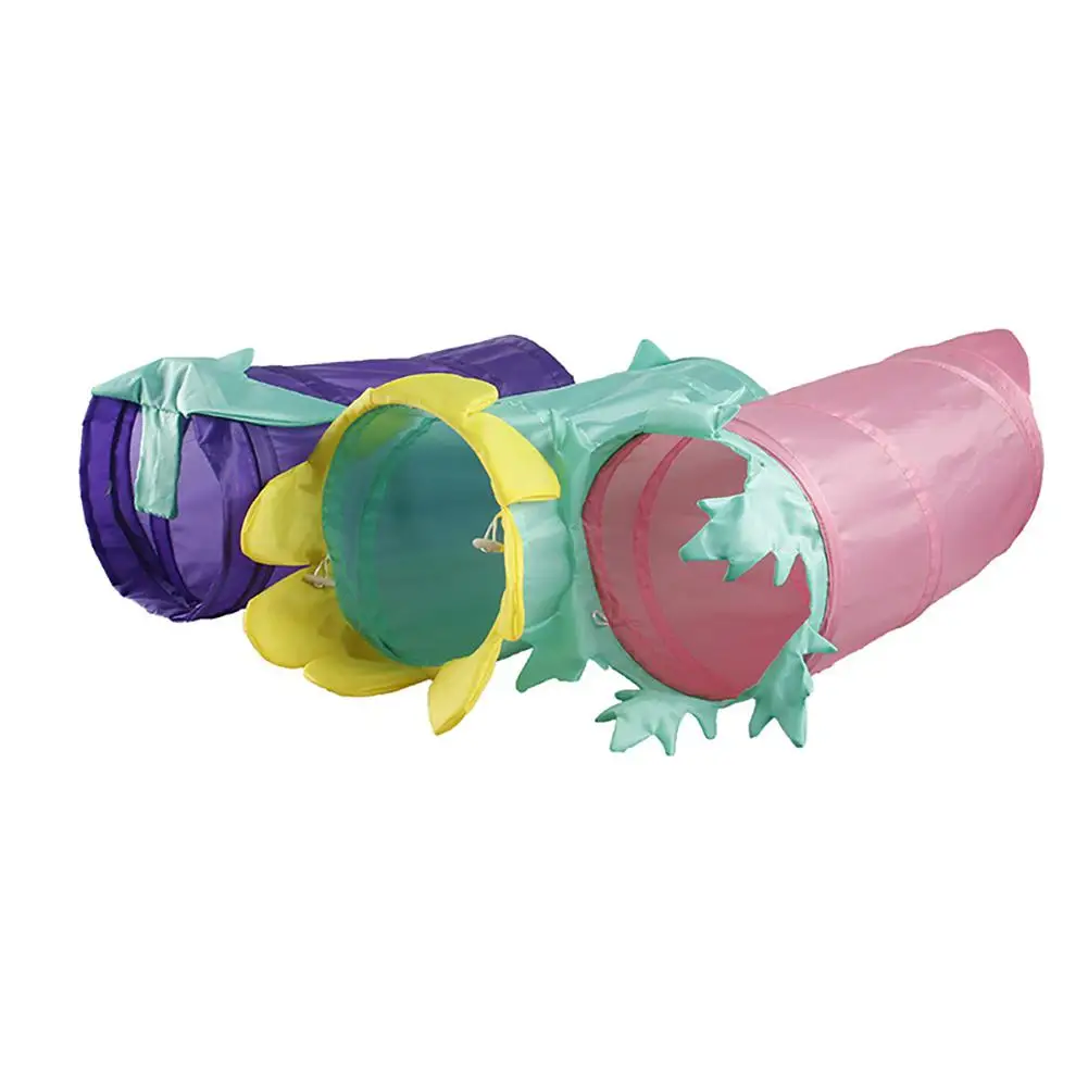 HobbyLane Funny Hide Folding Tunnel Interactive Toy for Pet Cat Summer Supplies Interactive Pet Socket Drill