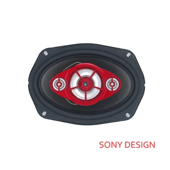 

1pc 1200Watts 6x9 inch Coaxial Car speaker New Powerful Audio louder Speakers, Hifi end Red Tweeter