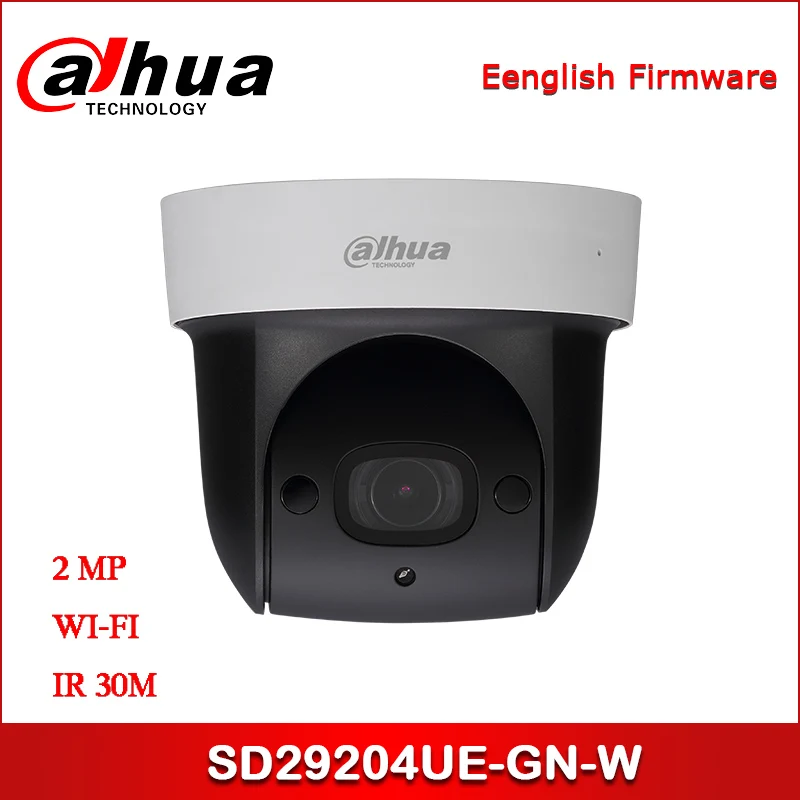 

Dahua IP camera SD29204UE-GN-W 2MP 4x Starlight IR PTZ Wi-Fi Network Camera 2.7mm~11mm Lens