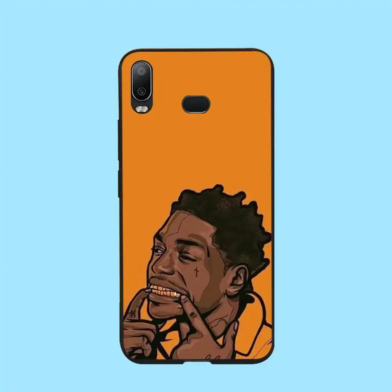 CUTEWANAN Kodak Black Rapper Black TPU Soft Rubber Phone Cover For Samsung A10 A20 A30 A40 A50 A70 A71 A51 A6 A8 2018