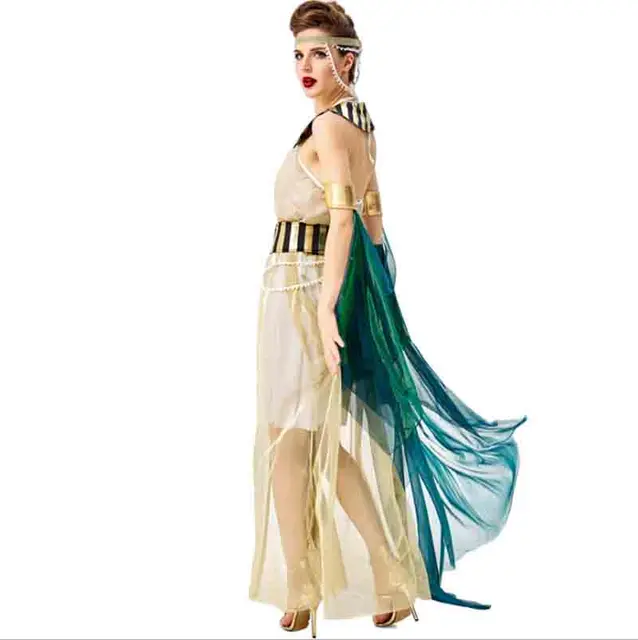 Фото женский костюм клеопатры костюм фантазия на хэллоуин косплей