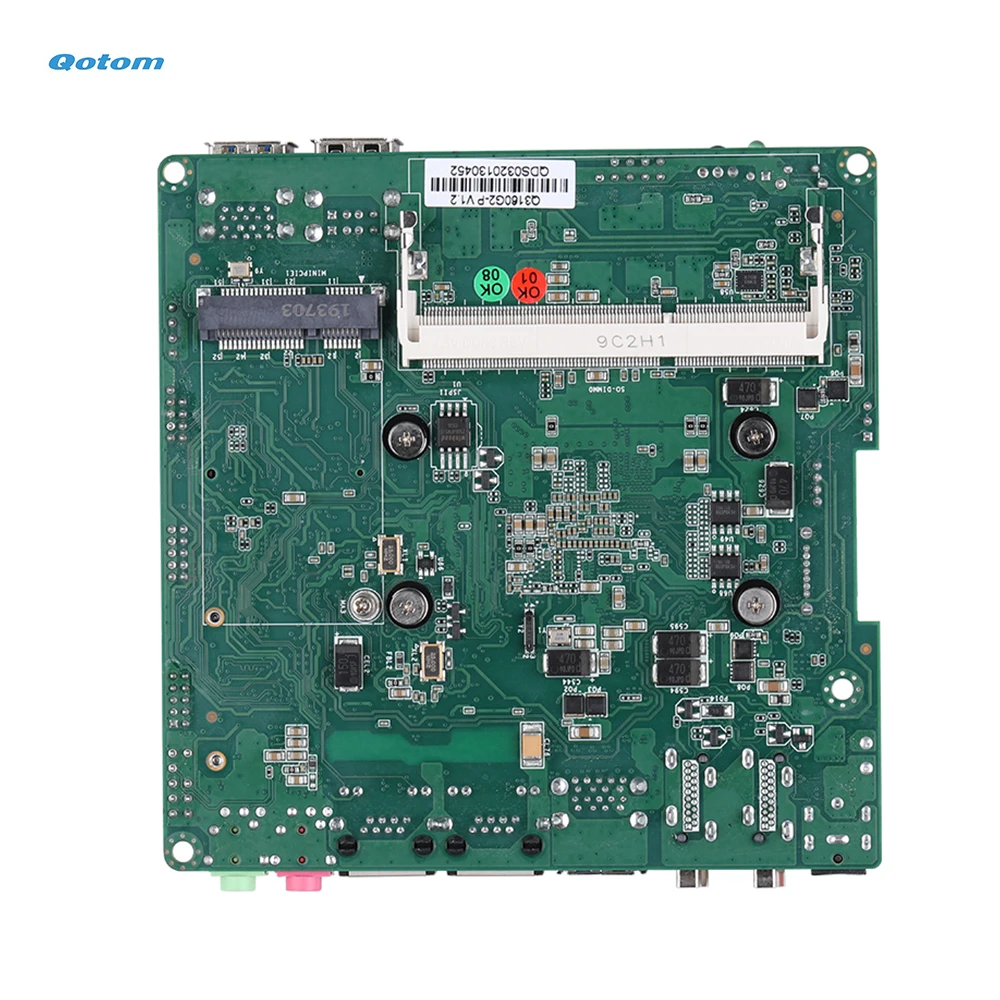 Qotom мини itx материнская плата Q3160G2 P с Celeron J3160/N3160 процессор quad core до 2 24 ГГц|mini