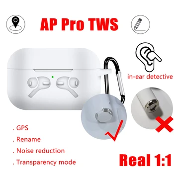 

Airpoderi AP Pro TWS Bluetooth Headphone Wireless Headset 1:1 tws Air 3 Pro Smart Sensor Earbuds Pop Up 8D Hifi Stereo Earphone