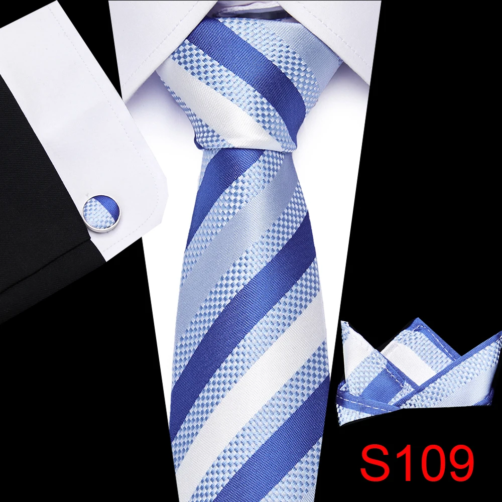 Мужской галстук, 100% шелк, коричневый жаккардовый тканый галстук + носовой платок + запонки, наборы для официальных свадеб, бизнеса