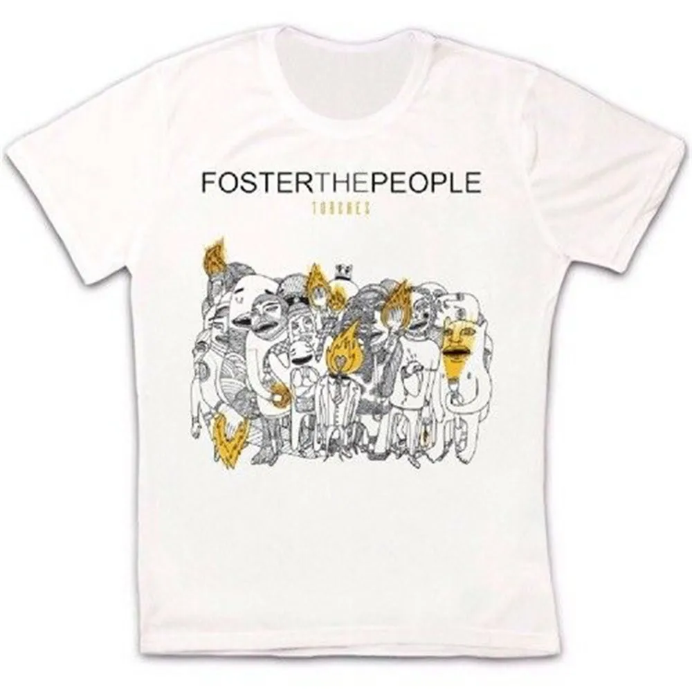 Foster The People Torches Инди альтернатива Kooks Ретро футболка унисекс 38 подростковый