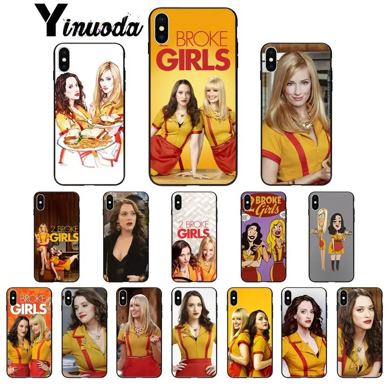 Yinuoda Американский sitcom 2 Broke Girls TPU чехол для телефона Apple iPhone 8 7 6 6S Plus X XS MAX 5 5S SE XR 11 11pro
