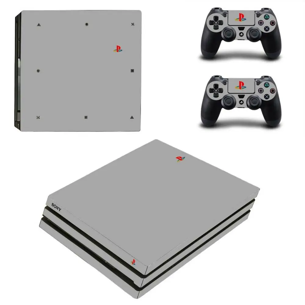 PS1 стиль PS4 Pro наклейка s Play station 4 кожа Наклейка Обложка для playstation 4 PS4 Pro консоль и контроллер Кожа винил - Цвет: YSP4P-0945