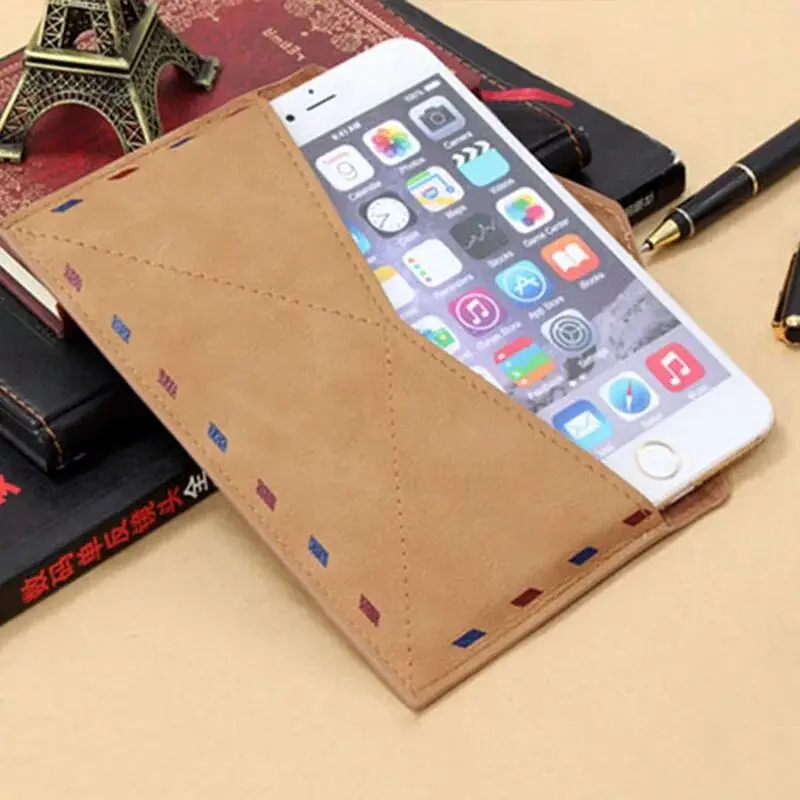 Винтажная Сумка конверт сумка кожаный чехол для iPhone 11 Pro Max 12 8 Plus XR XS SE мобильный