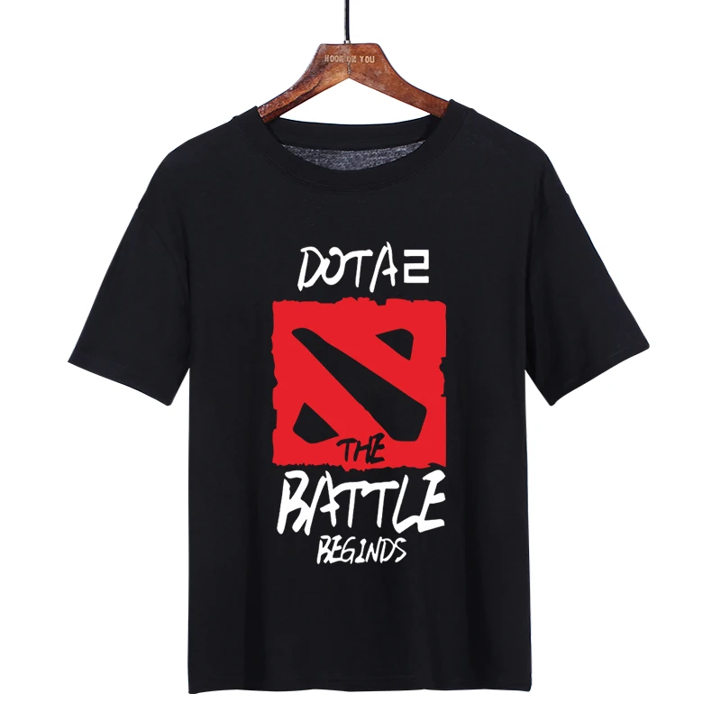  Defense of the Ancients T Shirt Men DOTA 2 T-Shirt Multiplayer Game Mens tshirt Cotton Homme Tops T