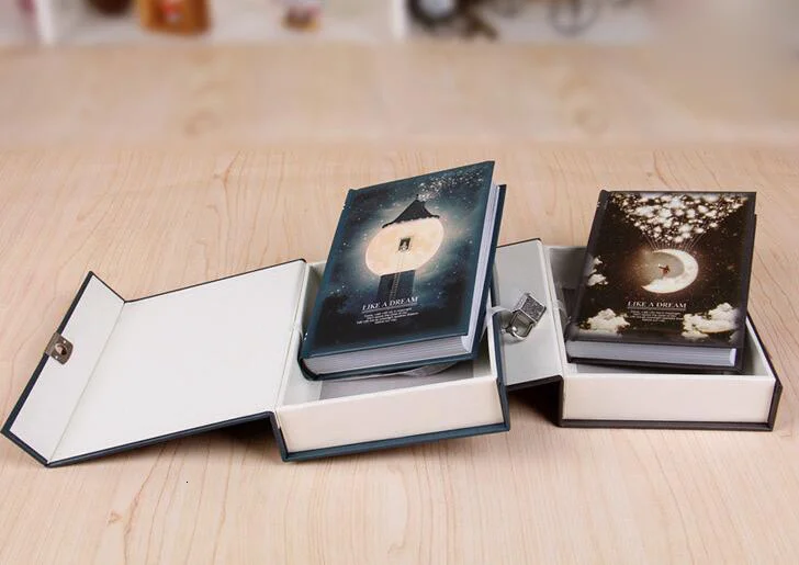 

New "Like A Dream" Luxury Notebook Diary Planner Journal Lock Box Gift Package WJ-XXWJ291-