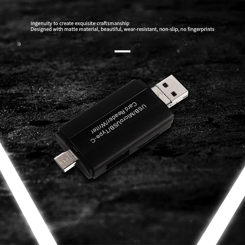 Type-C, Micro USB и USB 3 в 1 OTG Кардридер высокоскоростной USB2.0 Универсальный OTG TF/SD для Android Компьютерный удлинитель-переходник