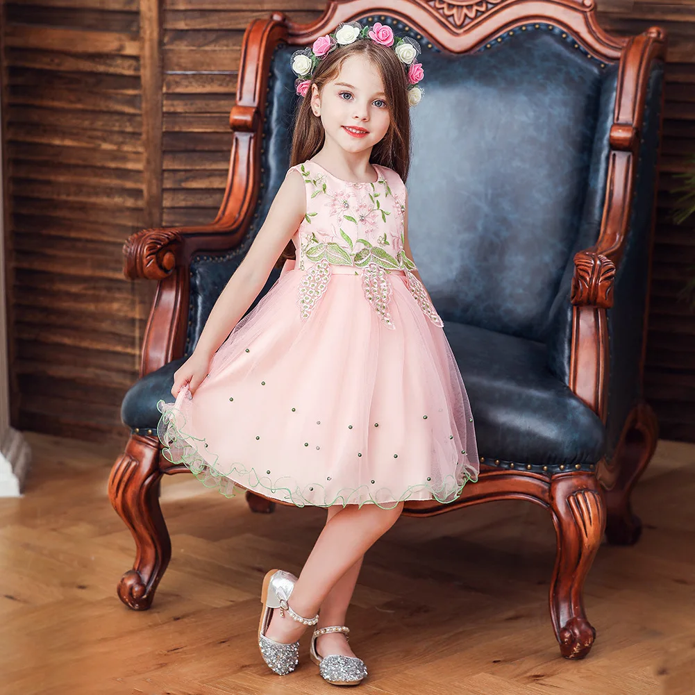 Summer New Style Photography for Children Costume Boy's Formal Dress Host Mesh Skirt School biao yan zhuang