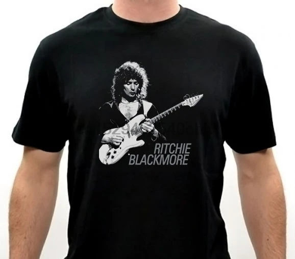 Ritchie Blackmore Мужская черная футболка | одежда