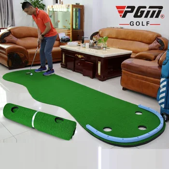 

2020 New Arrival PGM Golf Putting Mat Golf Putter Trainer Green Putter Artificial Grass Carpet Golf Training Aids D0894