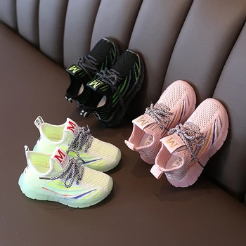 

JY 2020 Children girls boys breathable shoes Girls sport casual Shoes Flat Shoes 3colors 22-31 Y-008 TB02