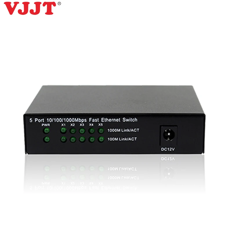 

SG5 5-Port Gigabit 10/100/1000M Network Switches for TV for NVR for wireless AP for Ip camera
