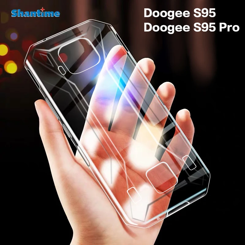 Ультратонкий Прозрачный мягкий чехол из ТПУ Для Doogee S95 Pro|Бамперы| |