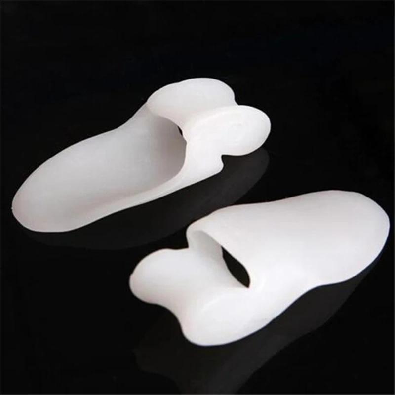 1 Pair Gel Silicone Bunion Corrector Big Toe Separators Straightener Spreader Foot Care Tool Hallux Valgus Pro Massager