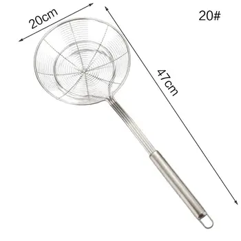 

Spider Strainer Stainless Steel Skimmer Ladle Food Frying Spoon With Long Handle For Home Kitchen Fried Kitchen Restaurant