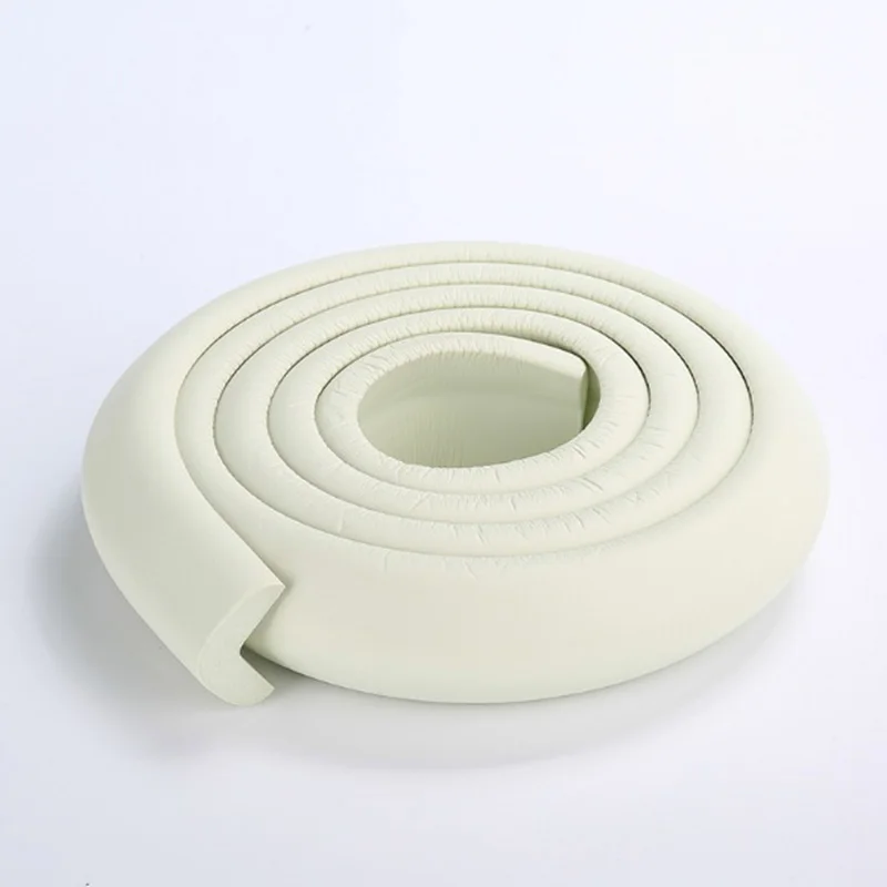 white 23mm 1 шт 2 м детская безопасная настольная защитная полоса для края дома подушка защитная полоса безопасная защита детская барная полоса мягкая утолщенная YYT238 - Цвет: white 23mm
