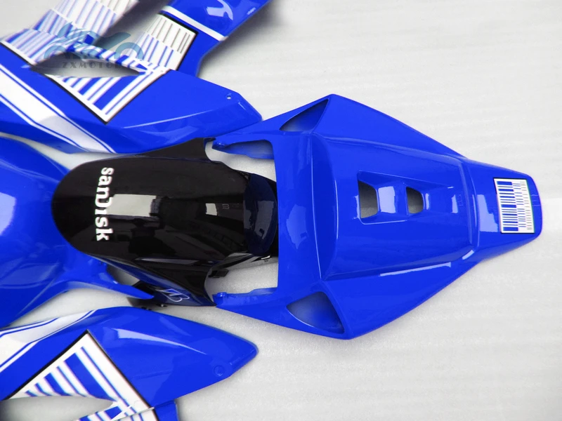 Синий белый впрыска обтекателя комплект Подходит для Honda CBR1000RR 2004 2005 CBR 1000RR 04 05 ABS пластик спортивные Обтекатели наборы частей KR31