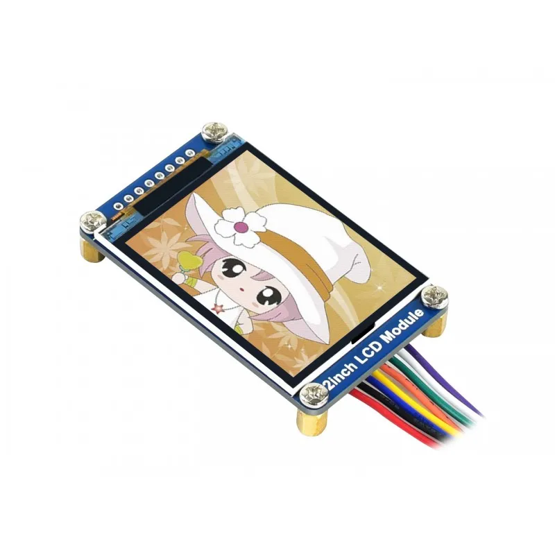 Waveshare Ϲ 2 ġ IPS LCD ÷ , IPS ȭ, 240*320 ػ, SPI ̽