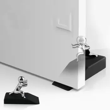 

Innovative Safety Anti-Collision Doorstop Personalized Rubber Door Stopper Room Small Man Door Top Stopper No Punch Required