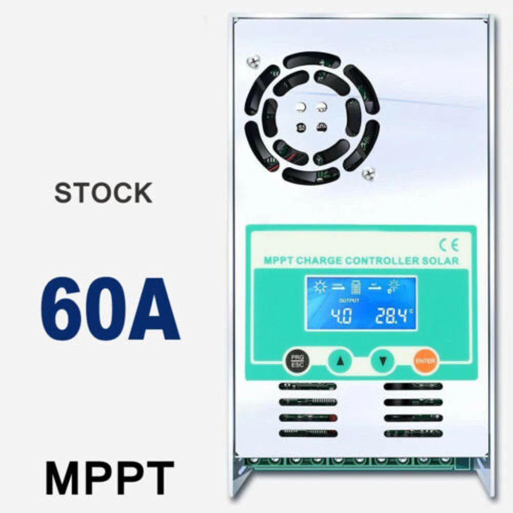 

12-48V Solar Controller Monitor Controller Protection Fan Multi functional