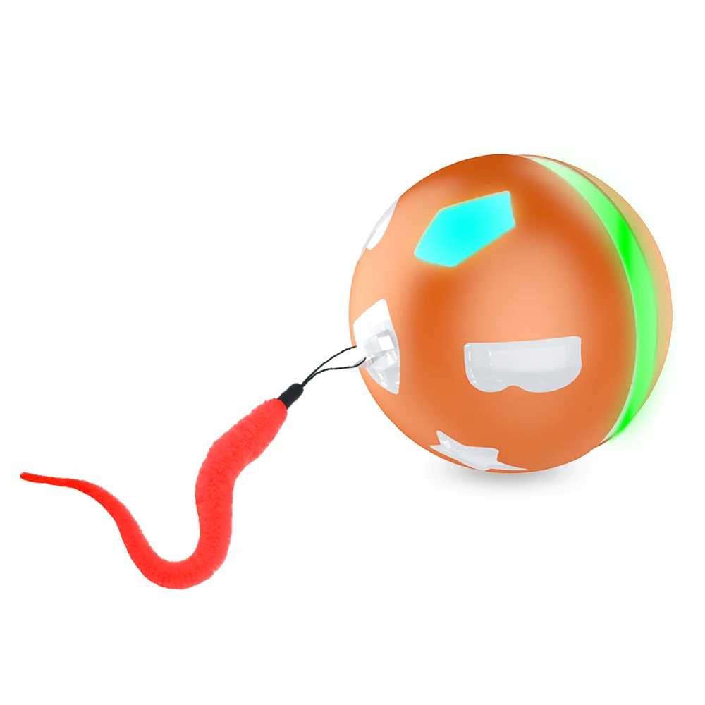 

OLN electric pet cat toy automatic cat interactive ball toy intelligent pet cat rotating ball toy color LED light