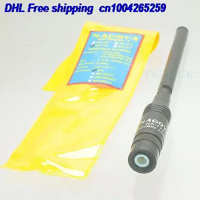 

DHL 20pcs Antenna NAGOYA NA-774 dual-band 144/430MHZ BNC male for IC-V8 V82 IC-V85 TK308 antenna 22-a