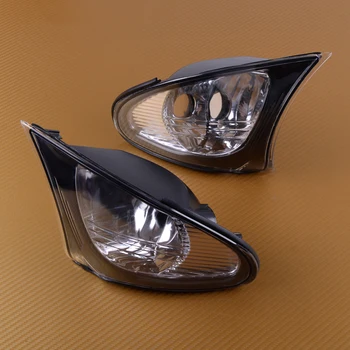 

DWCX Clear Lens Turn Signal Corner Light Lamp Fit for 63137165860 63137165859 BMW 3 Series E46 4Door 2002 2003 2004 2005