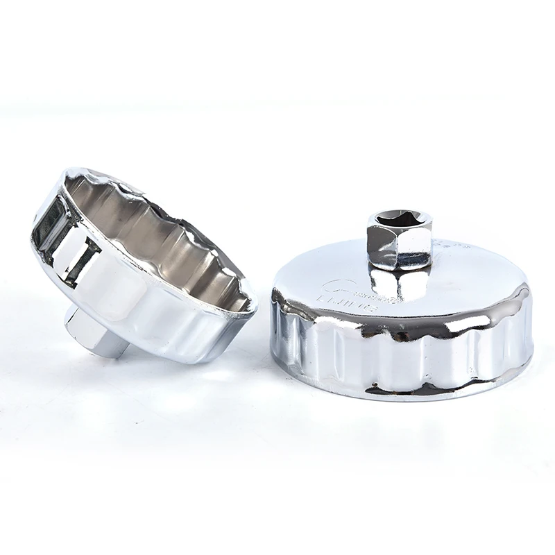 1/2 Square Drive 65mm86mm 14 Flutes End Cap Oil Filter Wrench Auto