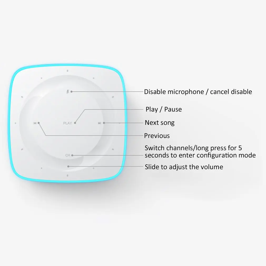 Xiaomi Mi динамик AI wifi bluetooth голосовое дистанционное управление Портативный Умный дом свет музыкальный плеер xiaoai приложение для Android Iphone