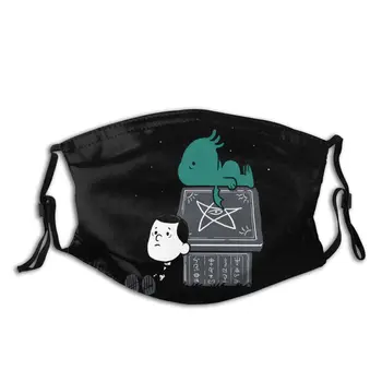 

Call Of Snoophulhu Adult Non-Disposable Mouth Face Mask Anti Bacterial Dust Protection Cover Respirator Muffle Mask with Filters