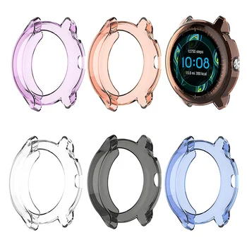 

Soft TPU Protector Silicone Full Case Cover For Garmin vivoactive 4/Active S Smart watch accessories Protective Shell vivoactive