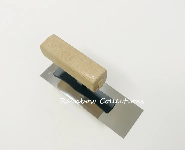 12*4.2cm Elasticity Stainless Steel Corner Trowel Wall Shovel Putty Cement Finishing Tool Paint Decoration Construction Tools 2