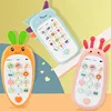 Baby Phone Toys Bilingual Telephone Teether Music Voice Toy Early Educational Learning Machine Electronic Children Gift Baby Toy 1