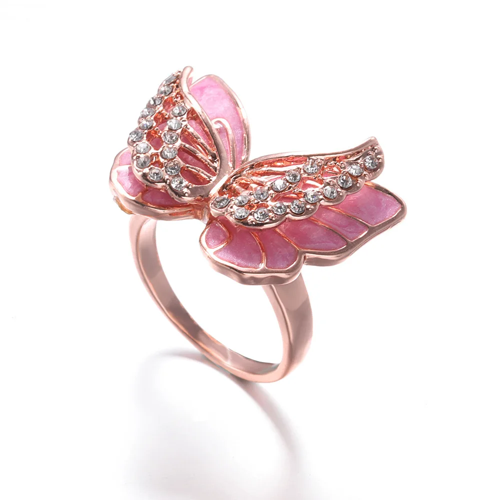 Дропшиппинг Новая мода горячая пара кольцо для женщин однорядное сверло Золотое Ювелирное кольцо для женщин обручальное ювелирное изделие подарки - Цвет основного камня: AJ1266