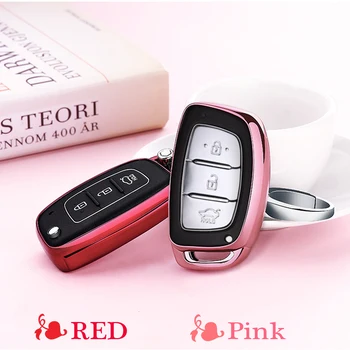 

Car Key Case for Hyundai IX20 IX25 IX30 IX35 IX45 Tucson Elantra Verna Sonata 3 Buttons Smart Remote Keychain Shell key fob