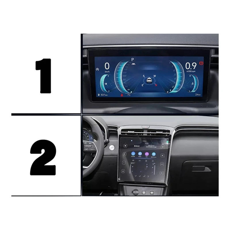 windshield sun visor NEW-Car Instrument Navigation Panel Window Lifting Panel Gear Panel TPU Protection Film for Hyundai Tucson NX4 2021 sun cover for car