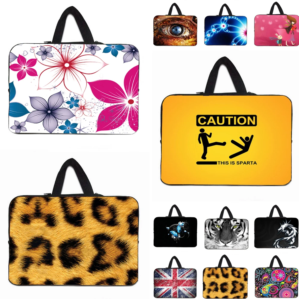 Компьютерные аксессуары неопреновый чехол для ноутбука со скрытой ручкой, чехол для Macbook Air Pro 11 12 13 15 Dell XPS 14 17 hp