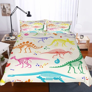 

BEST.WENSD wholesale boy comforter set Single Double quilt sets Bedroom bedding 3d Dinosaur bedding set Cartoon bed comforter