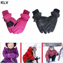 Детские перчатки зимние теплые уличные перчатки для лыжного спорта водонепроницаемые ветрозащитные спортивные перчатки