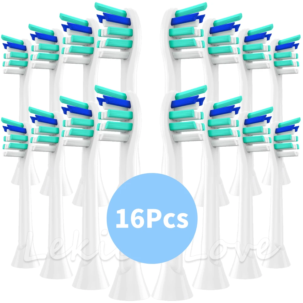 Насадки для зубной щетки Philips Sonicare 16 шт. HX9044 HX6064 HX6074 HX9024 HX6730 hx6062 HX6930|Насадки зубных