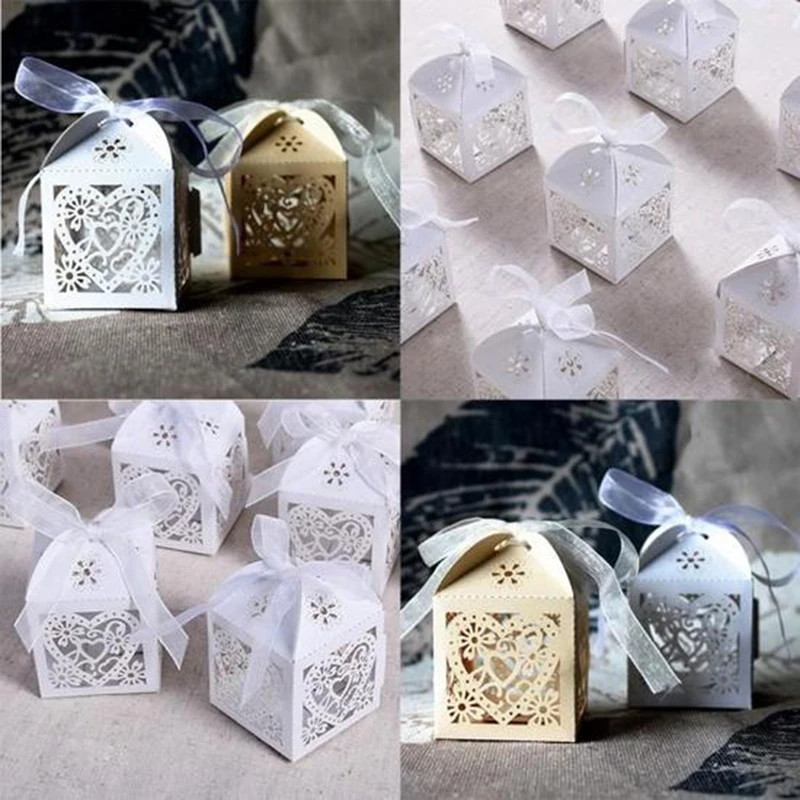 100 шт./компл., коробки для конфет, подарочные мешочки, коробка для подарков для будущей матери для крещения ребенка, день рождения, первый для крещения и причастия пасхальное украшение