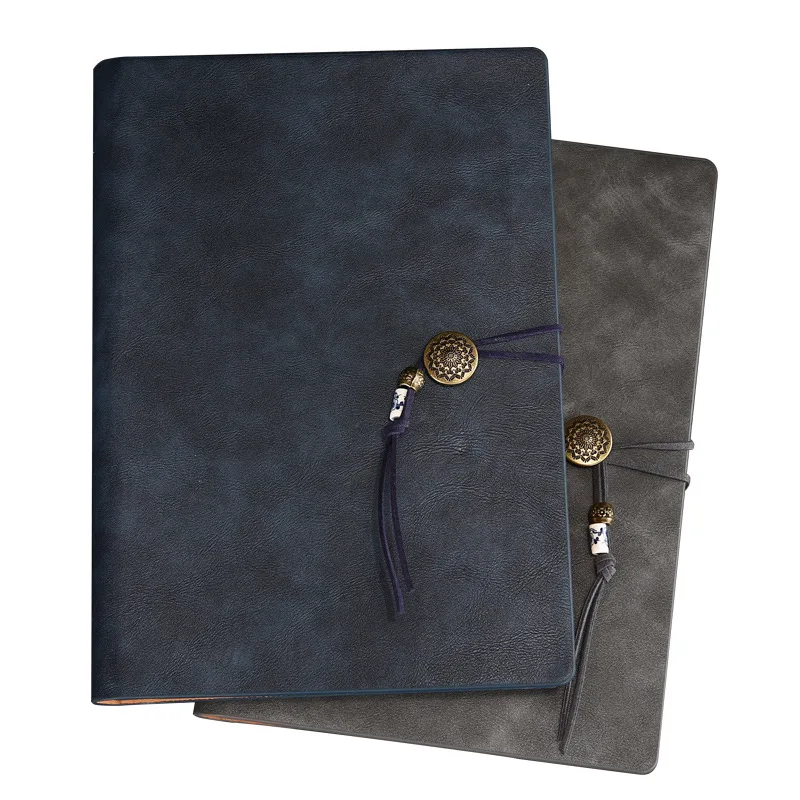 Business Laptop A5 Leaflet Company Office Conference Gift Set Retro Notebook Gift Customization Logo
